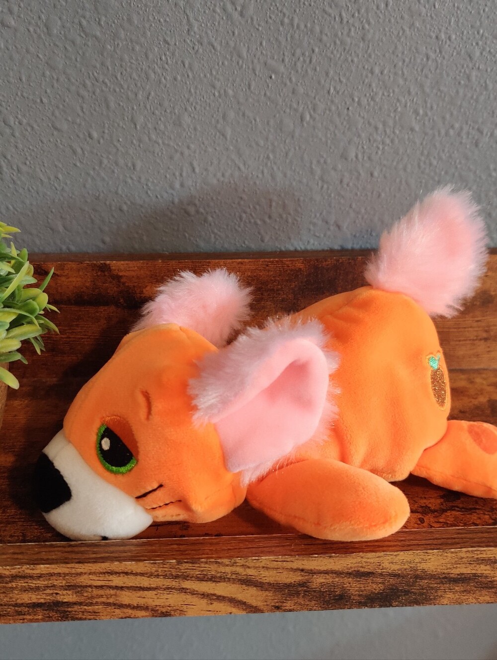 Cutetitos Fruititos Chinchillito Puffito Dog Orange Fruit Stuffed Animal Plush
